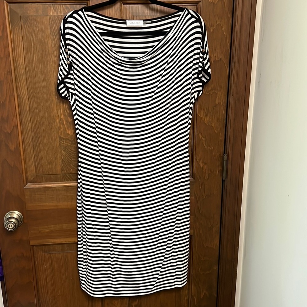 Calvin Klein Striped Dress